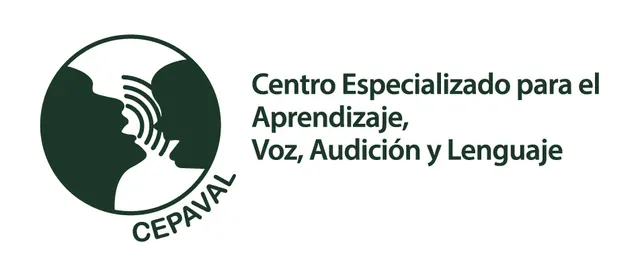 Logo de CEPAVAL, Centro Especializado para el Aprendizaje, Voz, Audición y Lenguaje